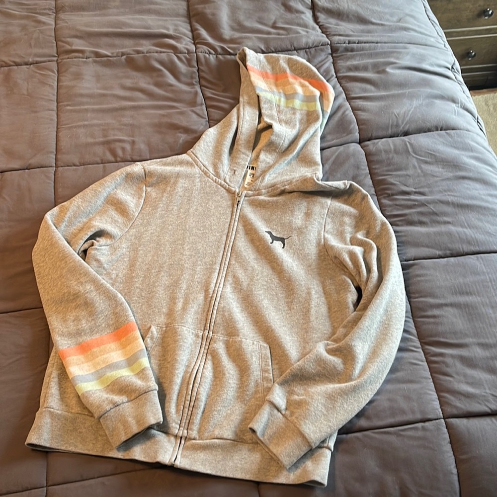 Victoria secrets rainbow hoodie